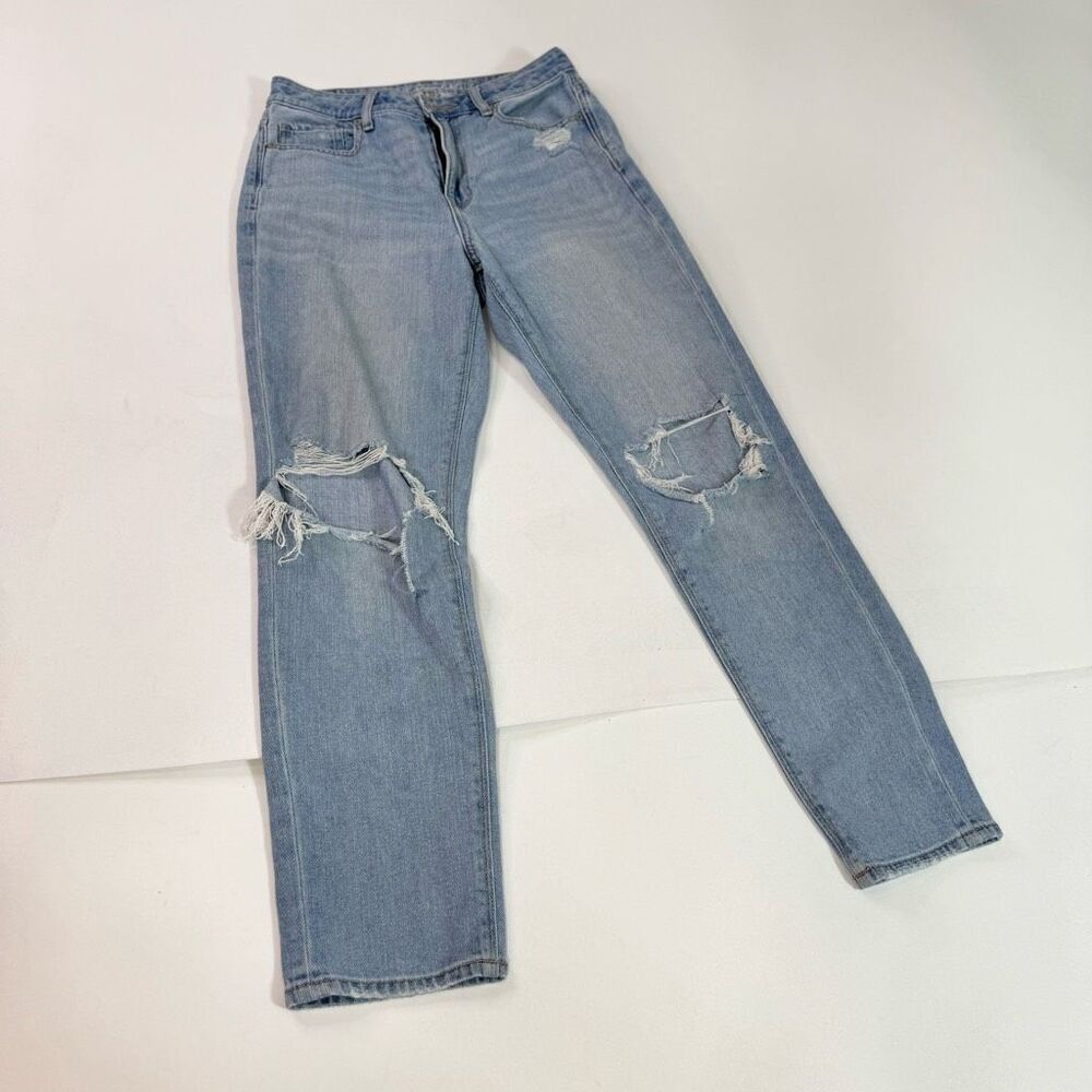 American Eagle Outfitters Light Blue Straight Leg Jeans
